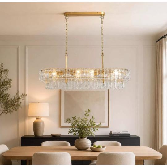 klaszikus skleneny krizital zlaty velky podlhovasty klaszikus luster lampa osvetlenie luxusny zavesny jedalensky stul obyvacka elegantny civilny zlta mosadz 23.jpg